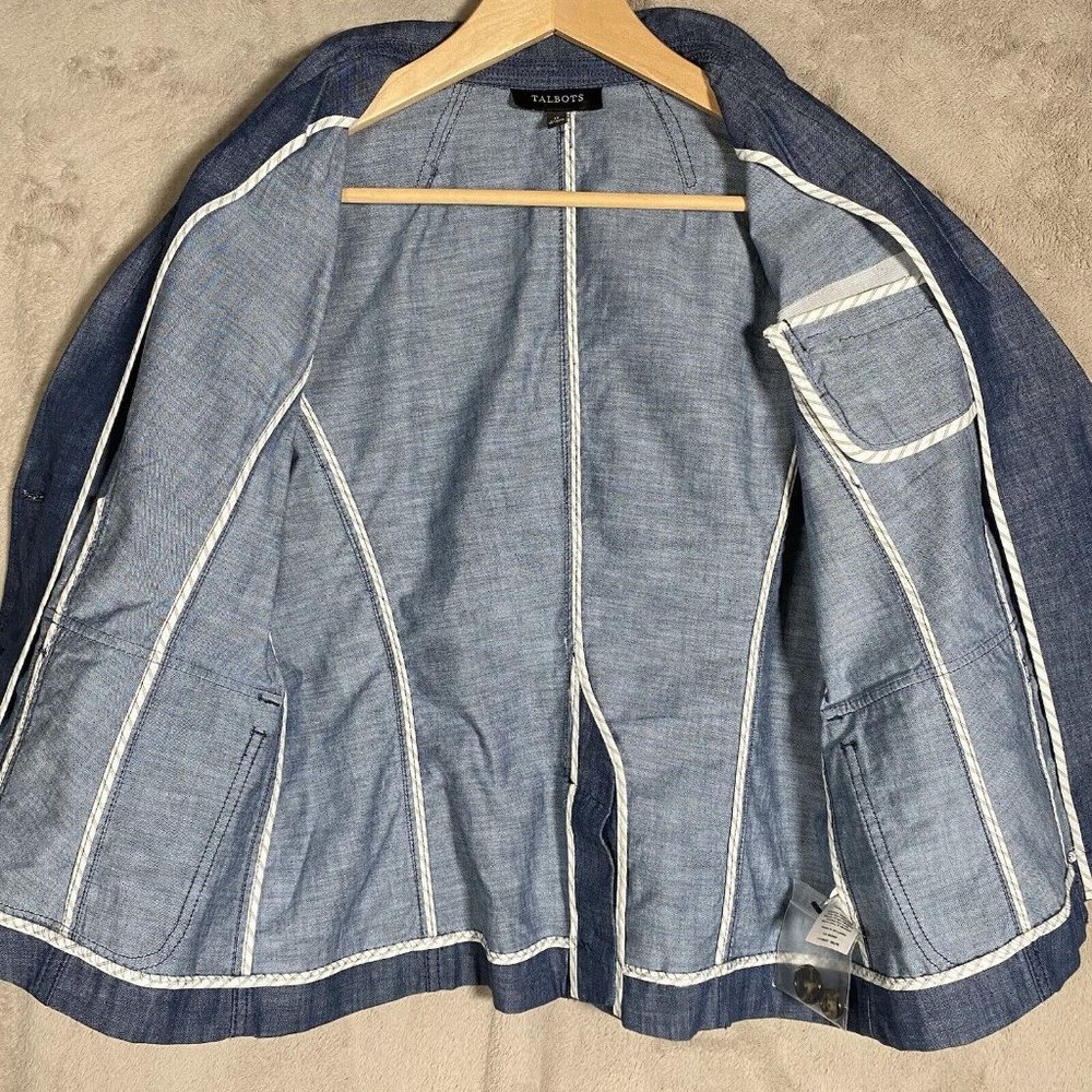 Talbots Blue Blazer - Picture 10 of 13
